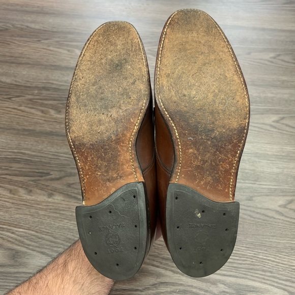 Alden 63 Brown V-Tip Split Toe Blucher 9 A/C - Picture 3 of 11